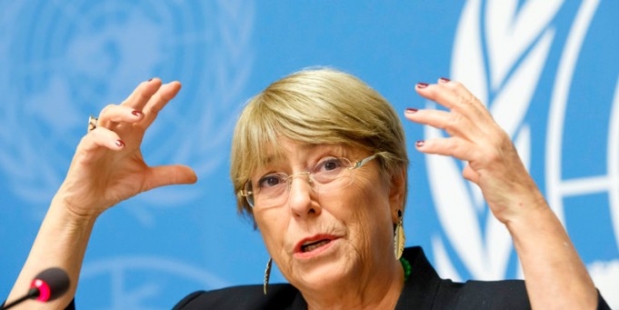 Bachelet pide que los DDHH sean el centro de recuperación tras la pandemia