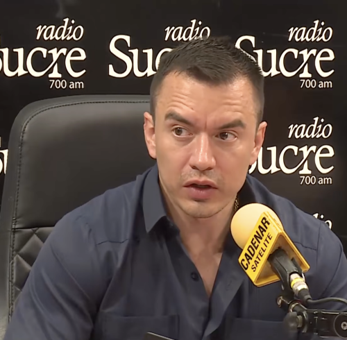 “Odian la Cárcel del Encuentro porque ahí es mucho más estricto todo, dijo el presidente Daniel Noboa.