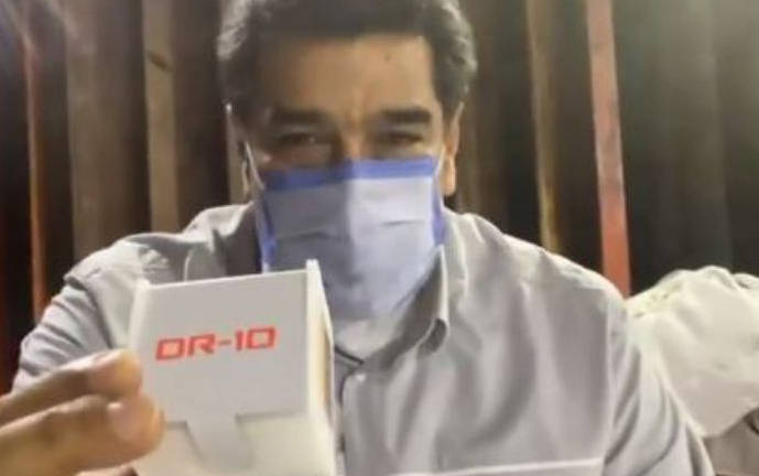 Maduro presenta una molécula que &quot;elimina 100% el coronavirus&quot;