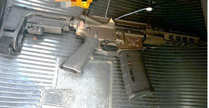 $!El fusil decomisado por la Fuerza Pública.