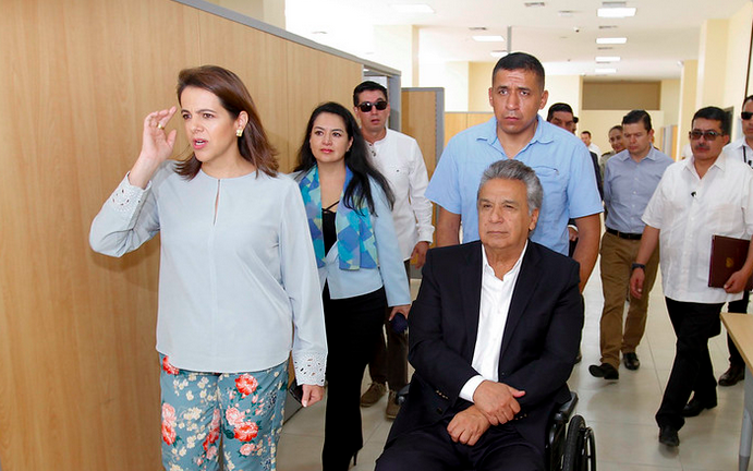 Moreno repalda a la ministra María Paula Romo ante posible juicio político