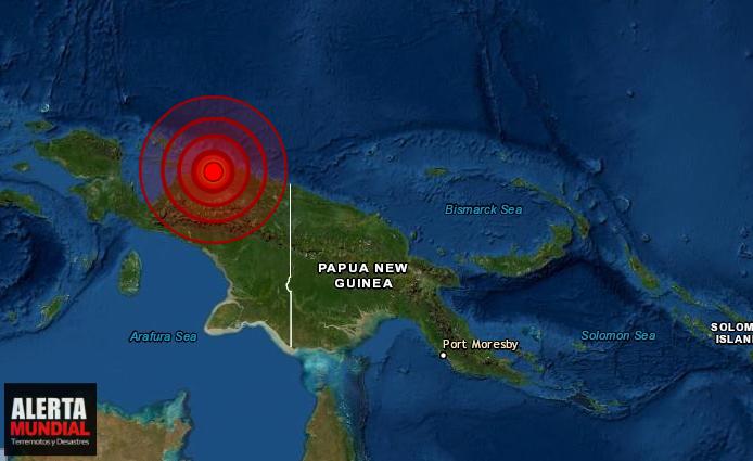 Dos terremotos de magnitud 6,2 sacuden la provincia de Papua en Indonesia