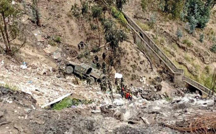 Un militar muerto y ocho heridos tras accidente en vehículo blindado del ejército