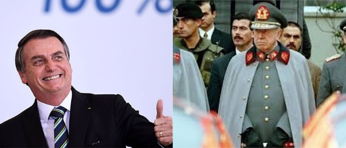 Bolsonaro defiende administración de Pinochet en Chile