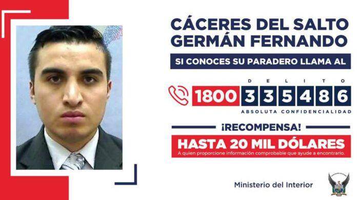 Se busca: Gobierno divulga el rostro de Germán Cáceres, sospechoso de la desaparición de María Belén Bernal