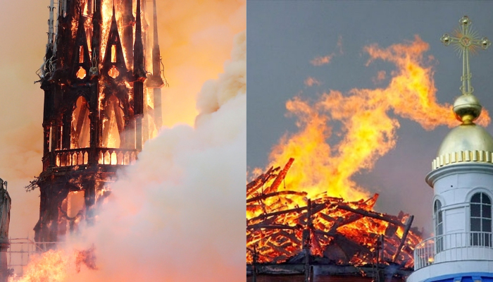 Notre Dame y otras grandes catedrales consumidas por el fuego