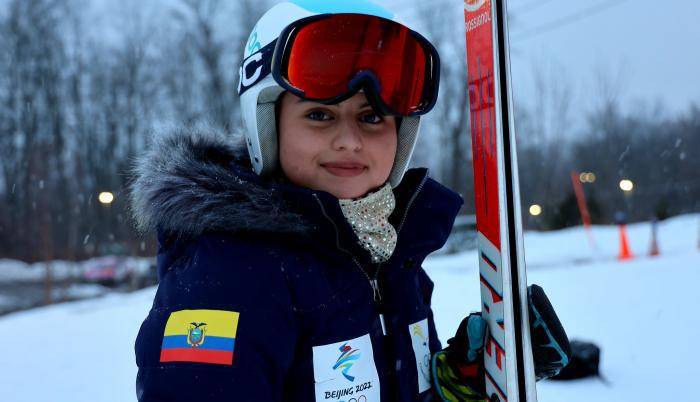 ¿Quién es Sarah Escobar, la pionera de Ecuador en unos Juegos de invierno?