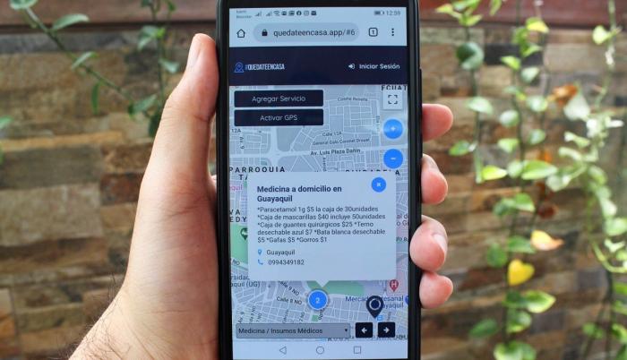 #QuédateEnCasa, la aplicación móvil para encontrar cómo abastecerse en Guayaquil