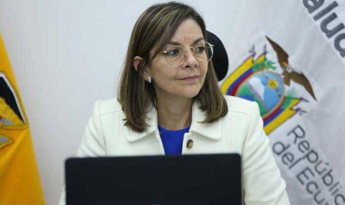 La ministra de Salud, Ximena Garzón.