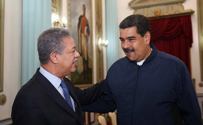 Maduro se reúne con expresidente dominicano Leonel Fernández