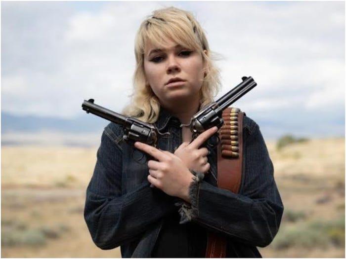 $!Hannah Gutiérrez, encargada de las armas en el set de 'Rust'.