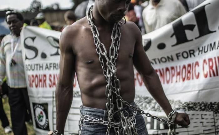 Marcha contra la xenofobia en Sudáfrica tras oleada de violencia