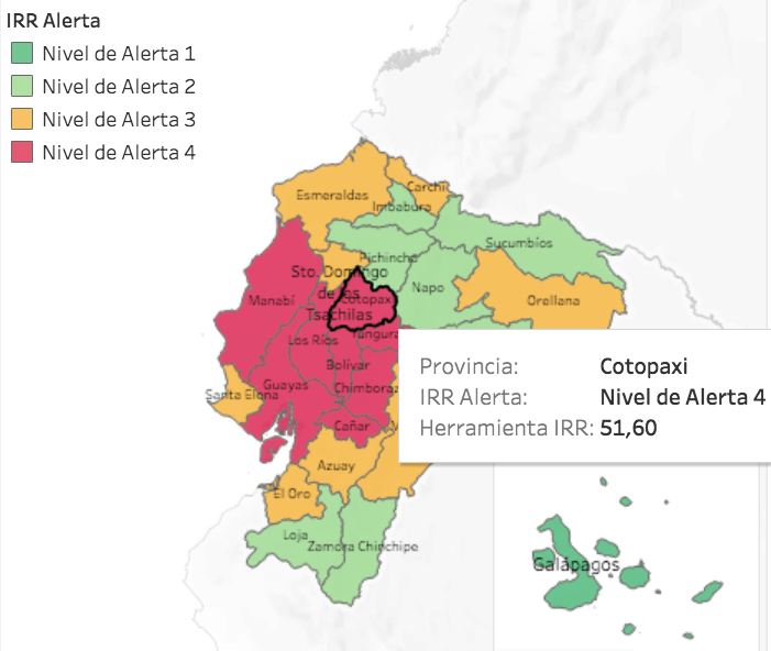 $!Cotopaxi es otra de las provincias en riesgo debido a sus altos índices de pobreza.