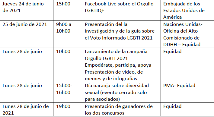$!Agenda de actividades por el mes del Orgullo Gay