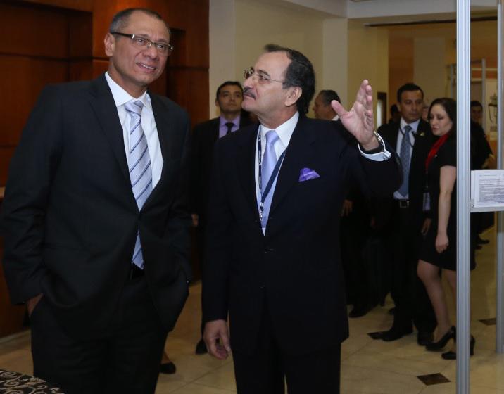 $!El exvicepresidente Jorge Glas y el excontralor Carlos Pólit fueron sentenciados por el delito de asociación ilícita en el caso Odebrecht.