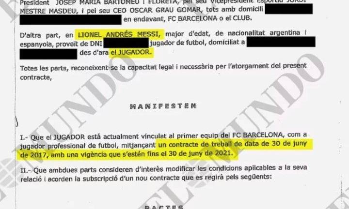 El contrato millonario que firmó Lionel Messi que “arruina” al Barcelona