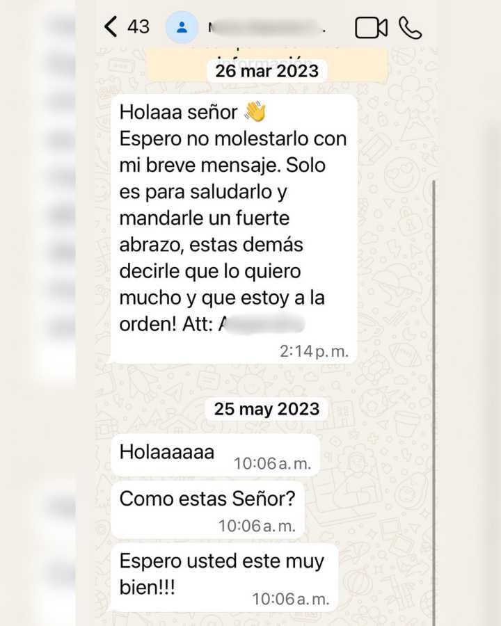 $!Iglesias compartió uan serie de capturas con las que busca demostrar una contradicción en el discurso de las excolaboradoras que levantaron uan denuncia en su contra.