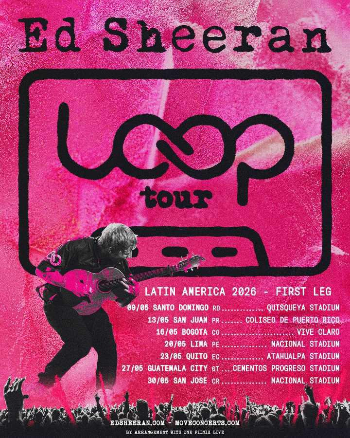 $!El artista británico también visitará Colombia, Perú, Costa Rica y otros países de la región.