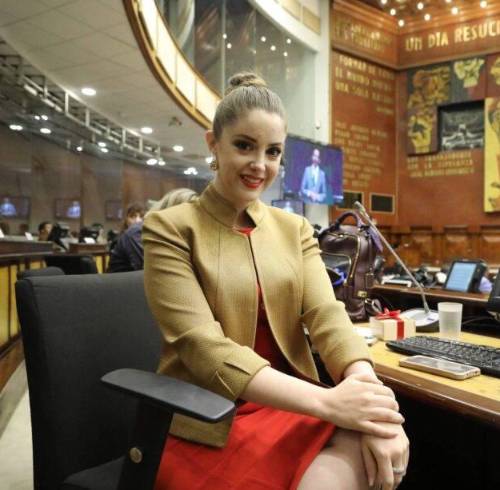 La asambleísta de Revolución Ciudadana, Mónica Palacios.