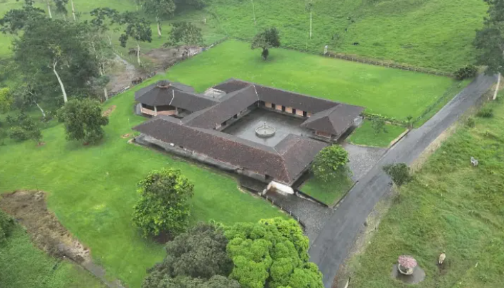 $!Vista aérea de una de las haciendas administradas por esta familia.