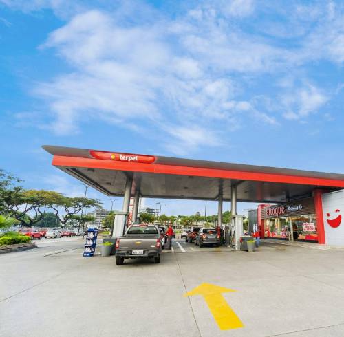 Estación de servicio de Terpel en Ecuador.