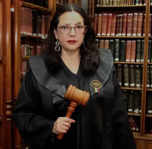 Daniella Camacho, jueza de la Corte Nacional de Justicia.