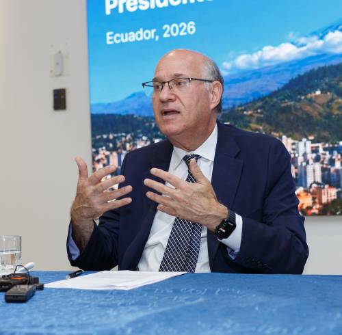 De visita en el país, el presidente del Grupo Banco Interamericano de Desarrollo, Ilan Goldfajn, se reunió con medios de comunicación. Ayer, junto con el presidente Daniel Noboa, revisó la agenda de crecimiento.