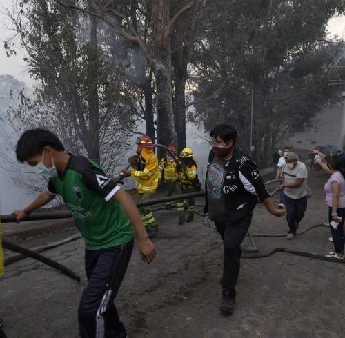 Incendio en el sector del Itchimbia Qué afectó al barrio el Dorado.