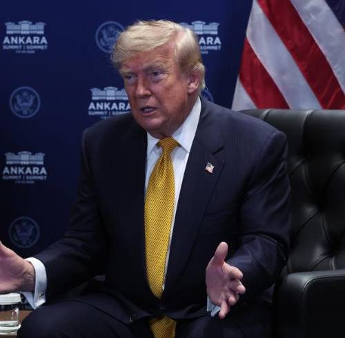 El presidente de Estados Unidos, Donald Trump, en la cumbre de la OTAN en Ankara.
