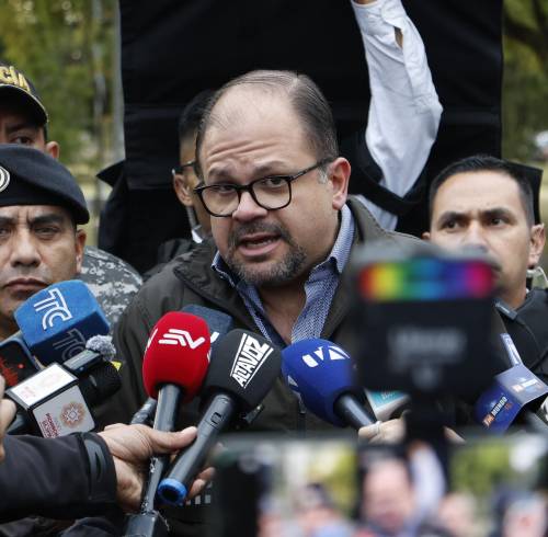 El ministro del Interior, John Reimberg.