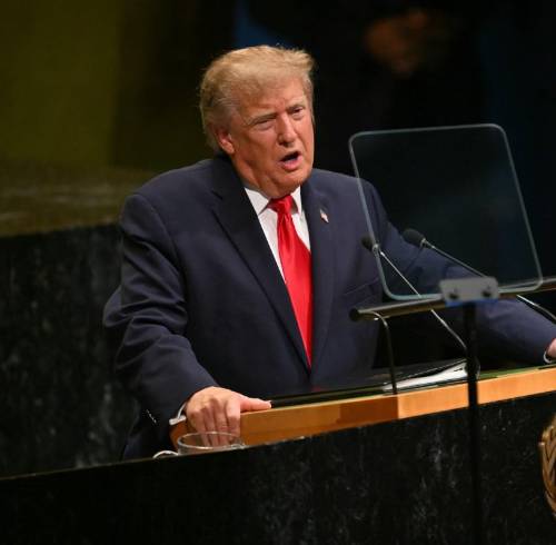 El presidente de Estados Unidos, Donald Trump, en su intervención ante la 81.ª Asamblea General de las Naciones Unidas, este 22 de septiembre de 2026