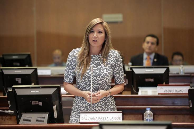 La exasambleísta del PSC, Dallyana Passailaigue.