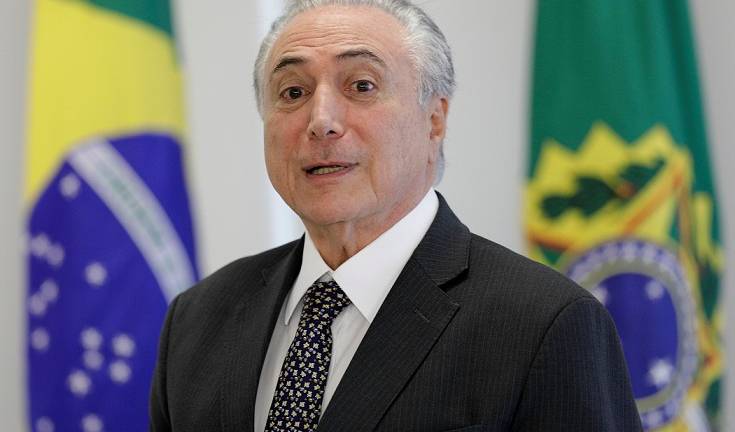 Brasil pide autorización para tomar testimonio de Temer