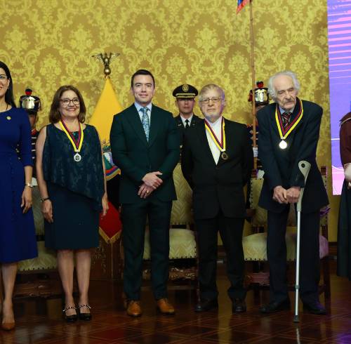 Ceremonia del Premio Eugenio Espejo.