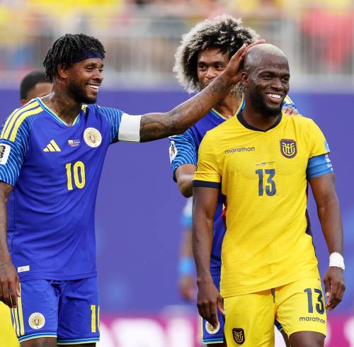Enner Valencia durante el partido de Ecuador frente a Curazao por el Mundial 2026.