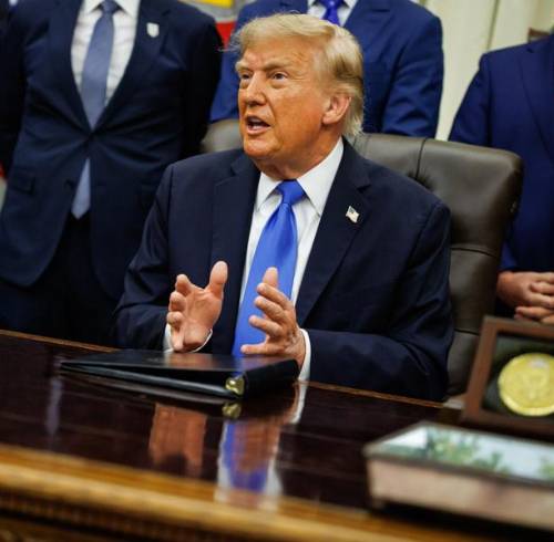 El presidente de Estados Unidos, Donald Trump, en el Despacho Oval de la Casa Blanca.