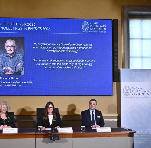 Miembros del Comité del Nobel de Física.
