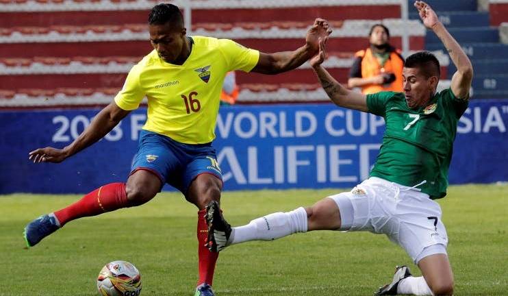 Ecuador salva un empate ante Bolivia