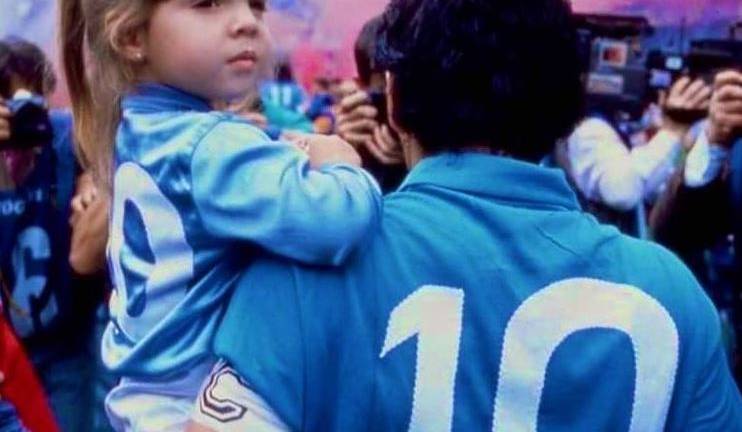 La peculiar vida de Maradona y sus hijos, una se hizo famosa por actuar en 'Cebollitas'