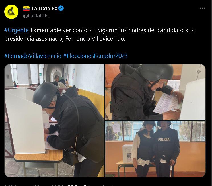 $!Lo que se sabe sobre la seguridad de Christian Zurita, tras amenazas; padres de Fernando Villavicencio son resguardados