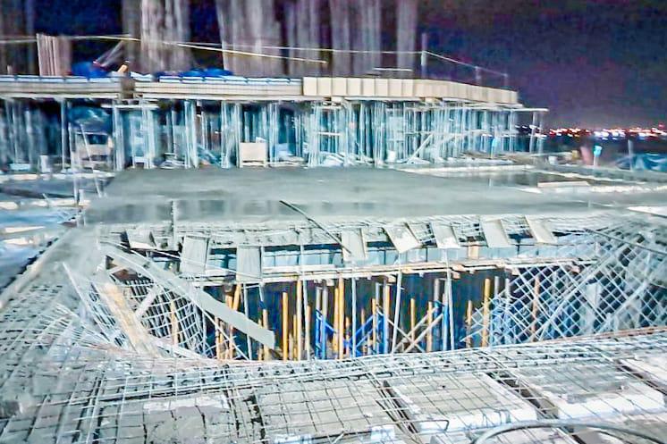 $!Imagen de la estructura en Puerto Santa Ana compartida por entidades locales.