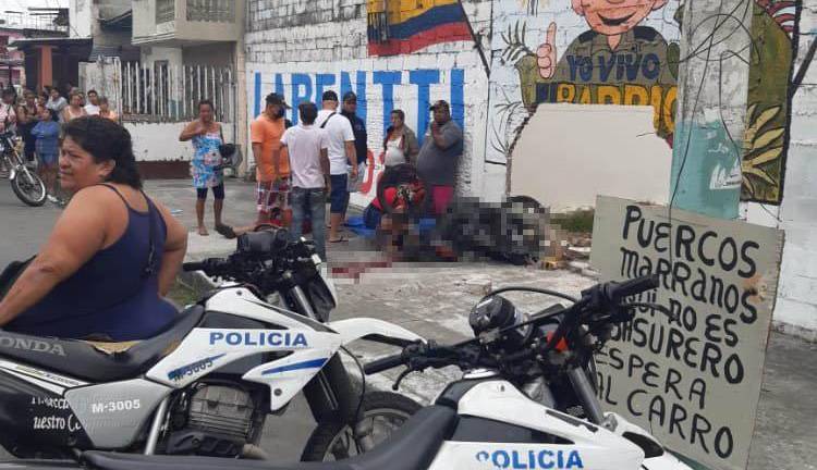 Presuntos asaltantes fueron atropellados en Guayaquil, uno de ellos murió