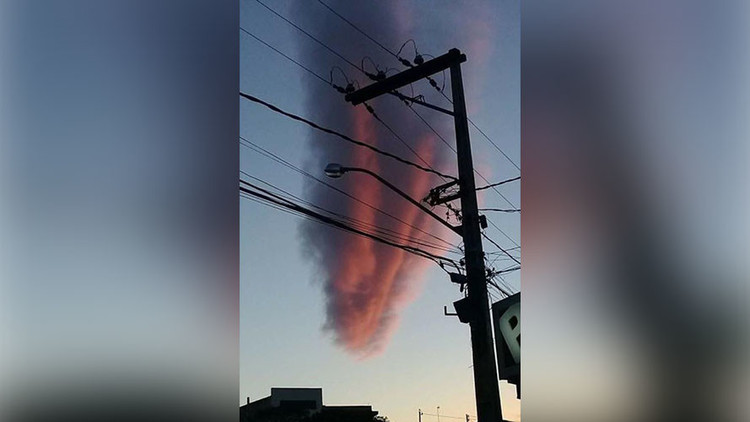Una nube apocalíptica asombra en Brasil
