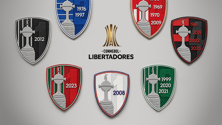 Nuevos parches de los campeones de la Copa Libertadores.