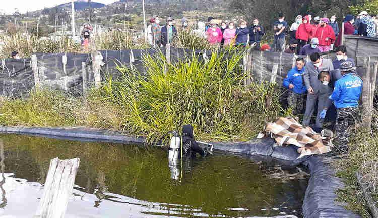 Hallan los cadáveres de dos niños dentro de un reservorio de agua en Pelileo