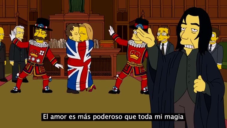 Los Simpsons hacen accidental homenaje a Alan Rickman y David Bowie