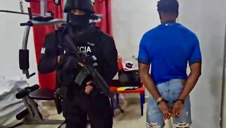 Capturan a Comandante Carlitos, el presunto cabecilla de una peligrosa organización narcodelictiva en Guayaquil