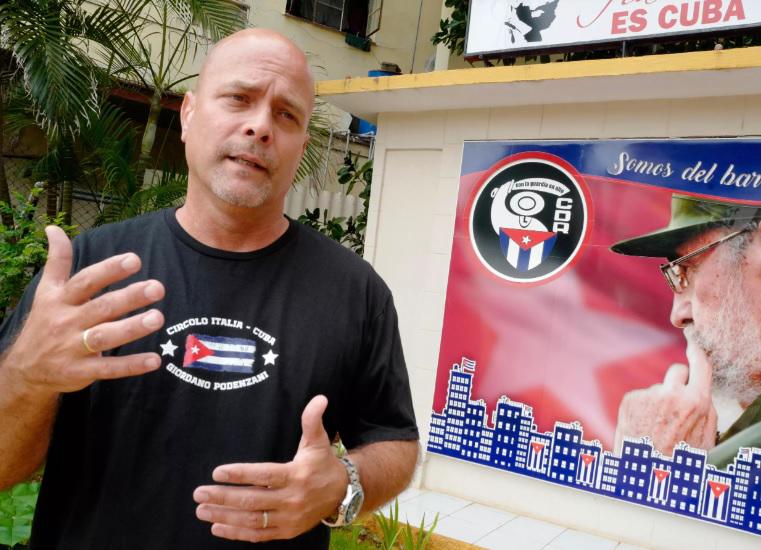 $!Gerardo Hernández, coordinador nacional de la CDR en entrevista a AFP.