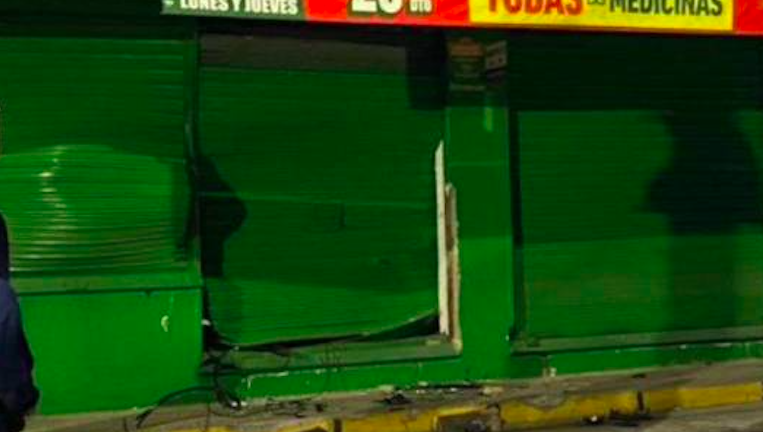 Video captó el robo de un cajero automático en Cumbayá, al nororiente de Quito