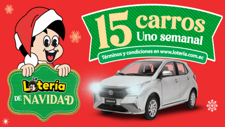 Lotería Nacional en Navidad: así puede participar en el sorteo de USD 3 millones y autos semanales en Ecuador